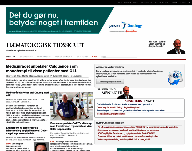 Haematologisktidsskrift.dk thumbnail