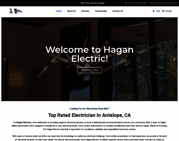 Hagan-electric.com thumbnail