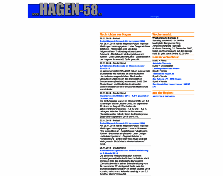 Hagen-58.de thumbnail