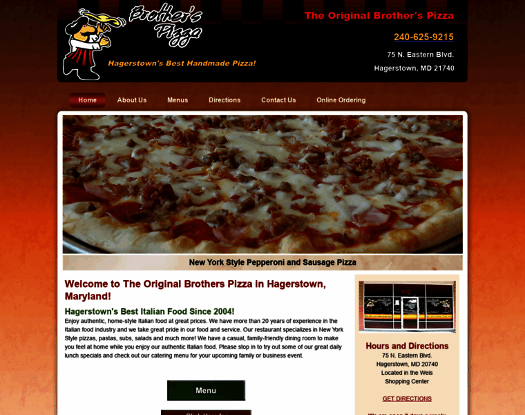 Hagerstownpizzabrothers.com thumbnail