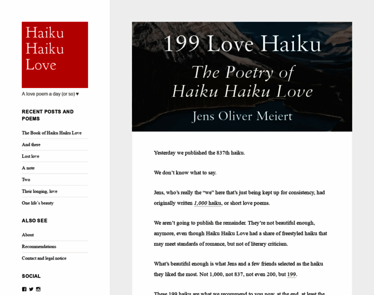 Haikuhaikulove.com thumbnail