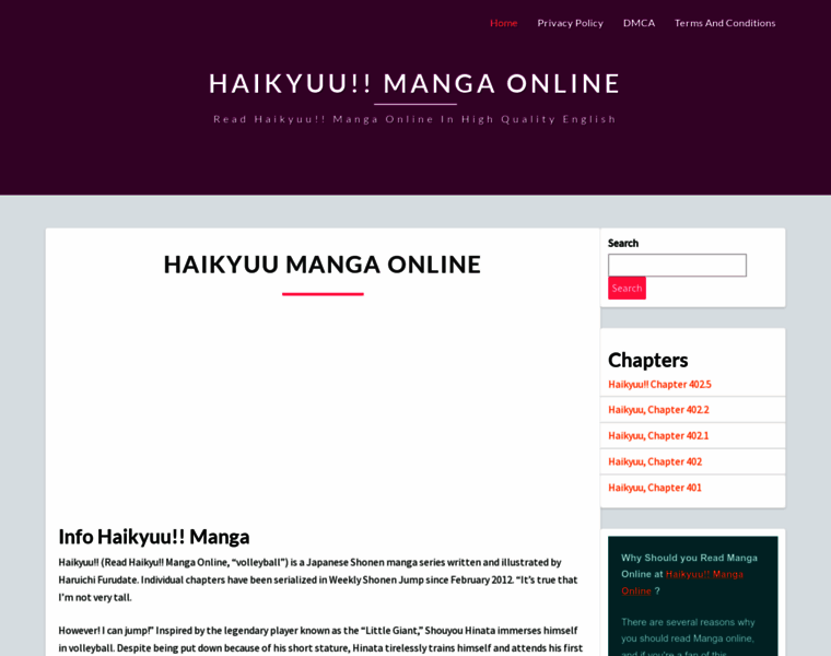 Haikyuumanga.online thumbnail
