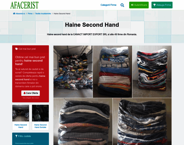 Haine-second-hand.afacerist.ro thumbnail