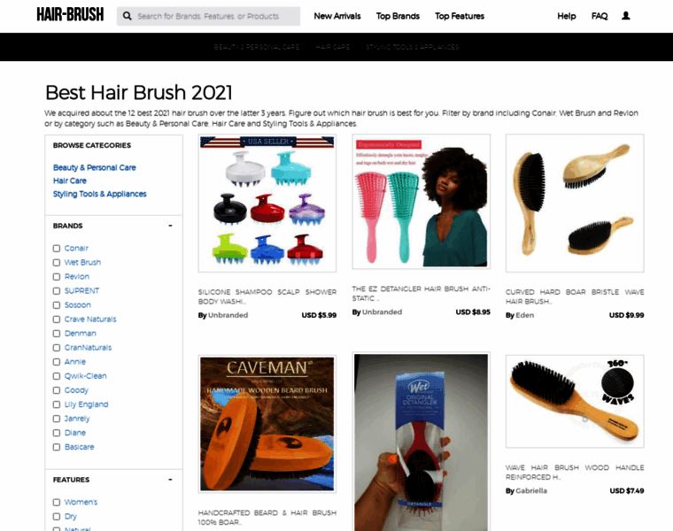 Hair-brush.org thumbnail