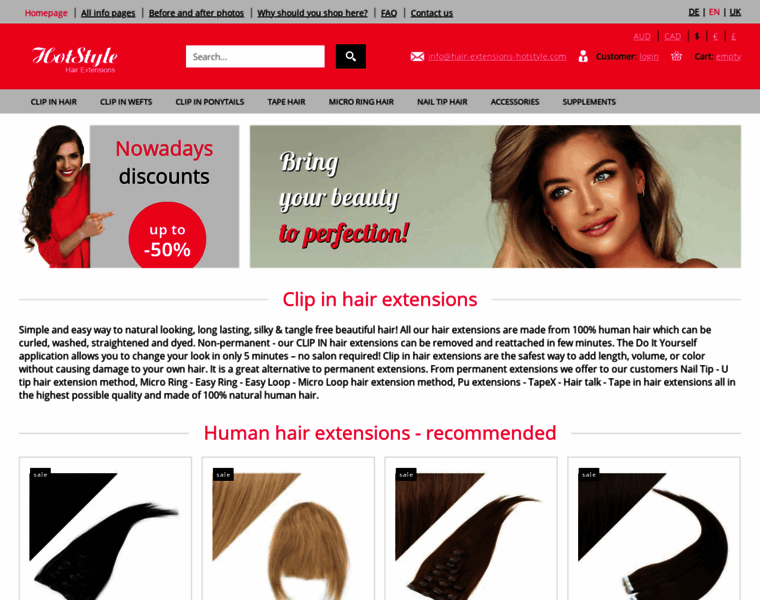 Hair-extensions-hotstyle.com thumbnail