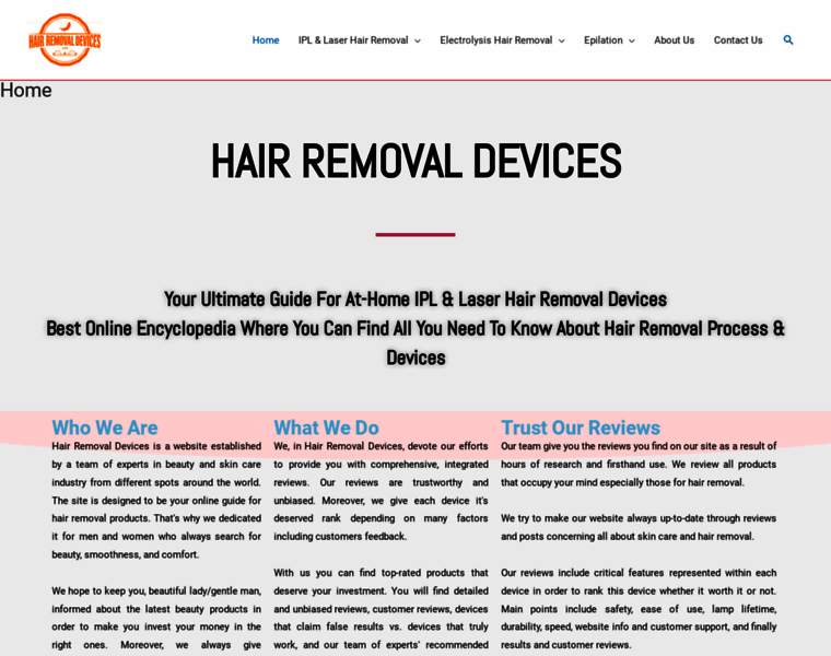 Hair-removal-devices.com thumbnail