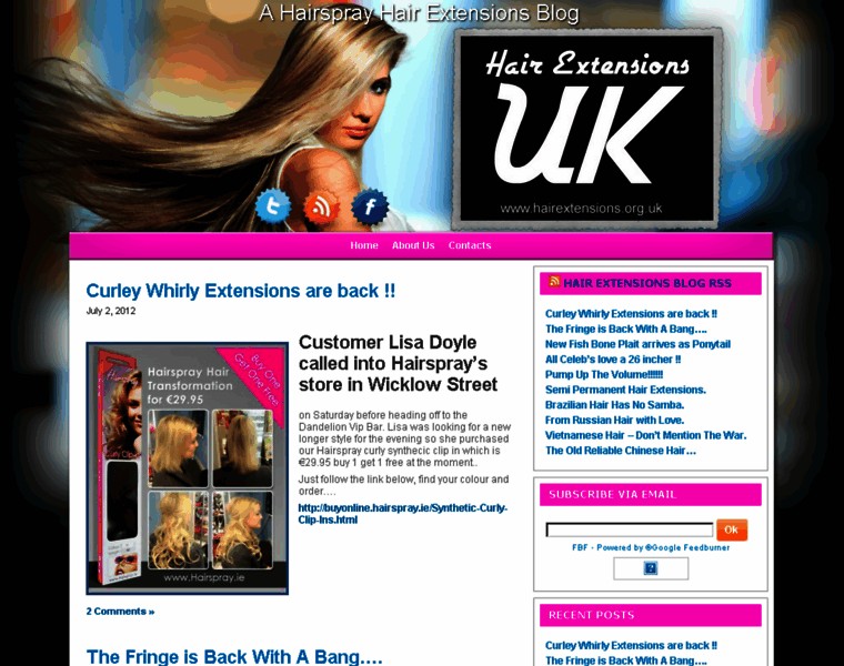 Hairextensions.org.uk thumbnail