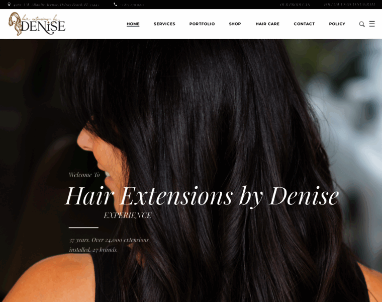 Hairextensionsbydenise.com thumbnail
