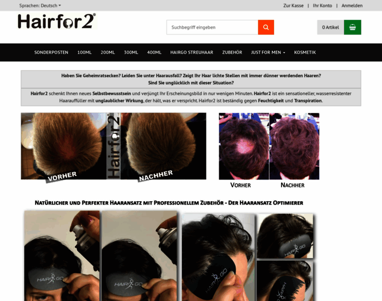 Hairfor2.de thumbnail