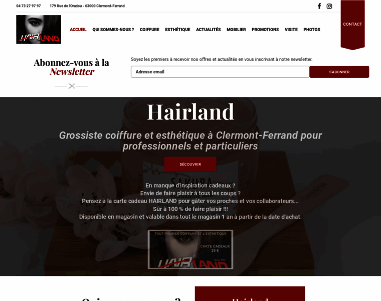 Hairland-france.fr thumbnail