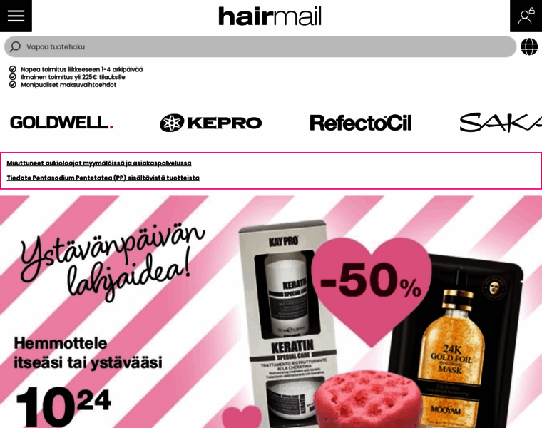 Hairmail.fi thumbnail