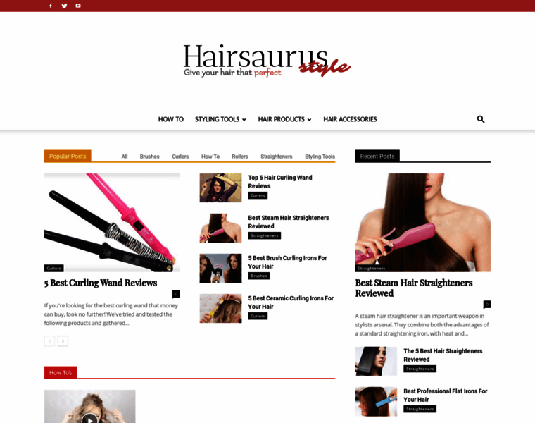 Hairsaurus.com thumbnail