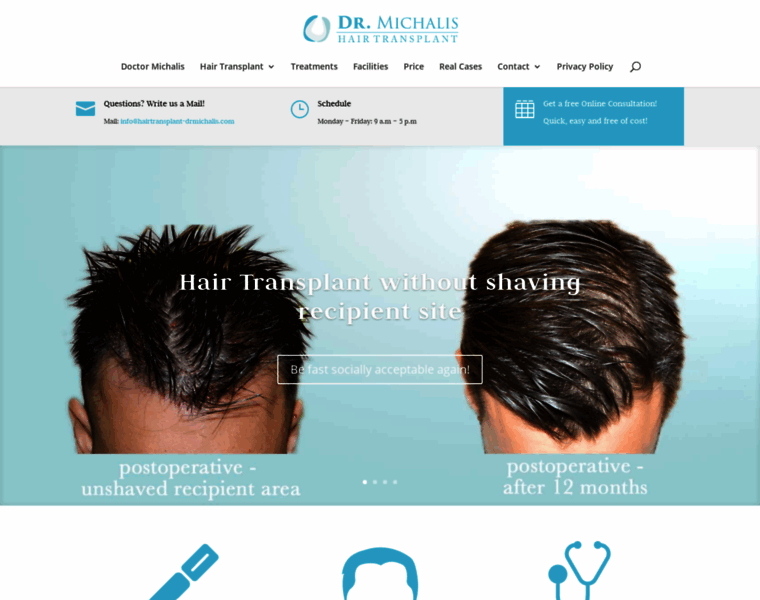 Hairtransplant-drmichalis.com thumbnail