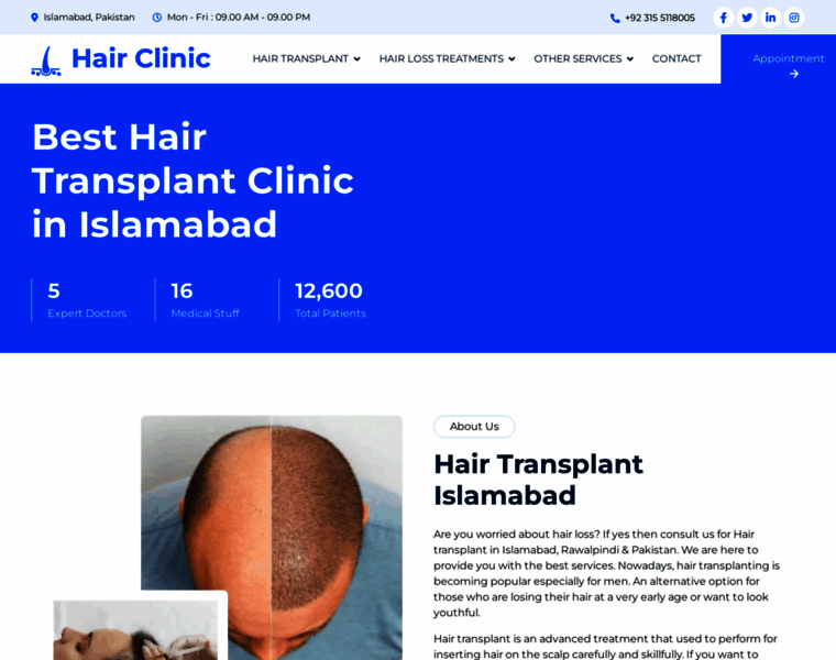 Hairtransplantislamabad.com thumbnail