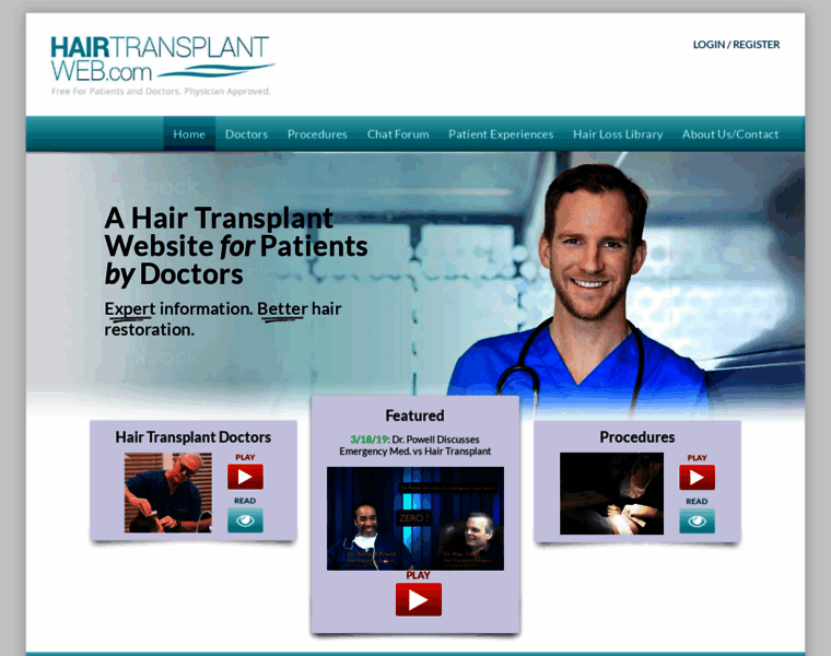 Hairtransplantweb.com thumbnail