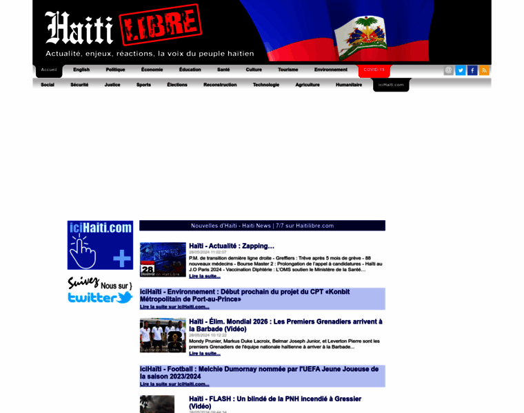 Haitilibre.com thumbnail