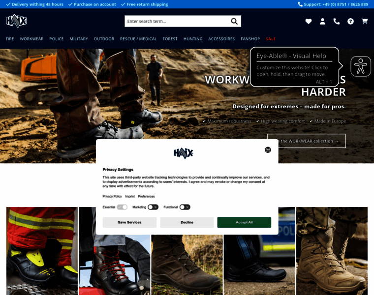 Haix.co.uk thumbnail