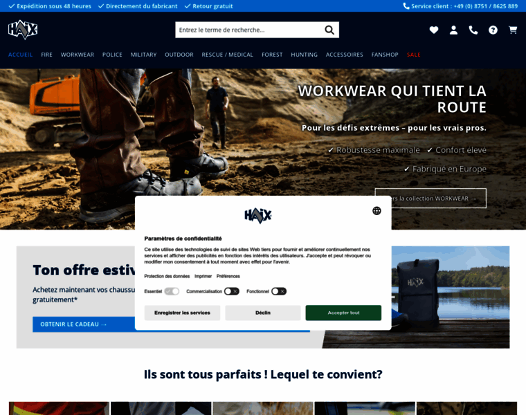 Haix.fr thumbnail
