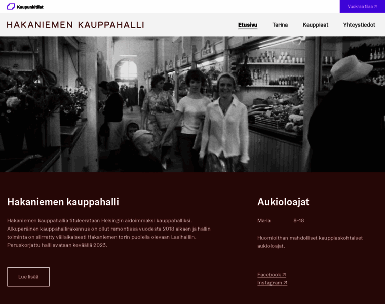 Hakaniemenkauppahalli.fi thumbnail