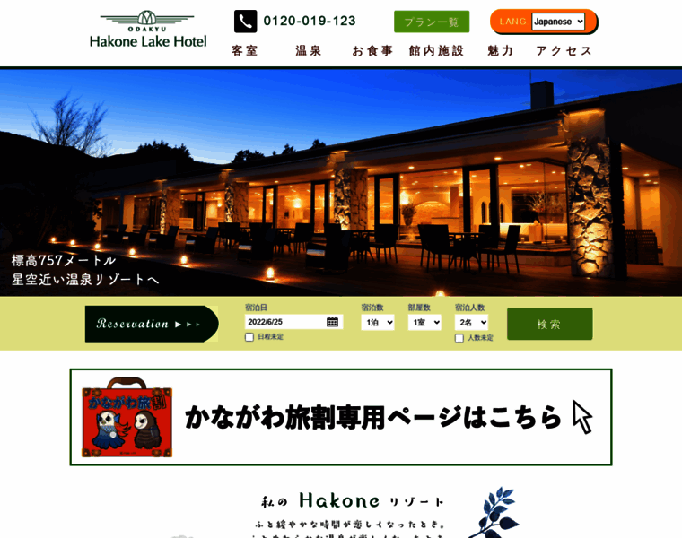 Hakone-lakehotel.com thumbnail