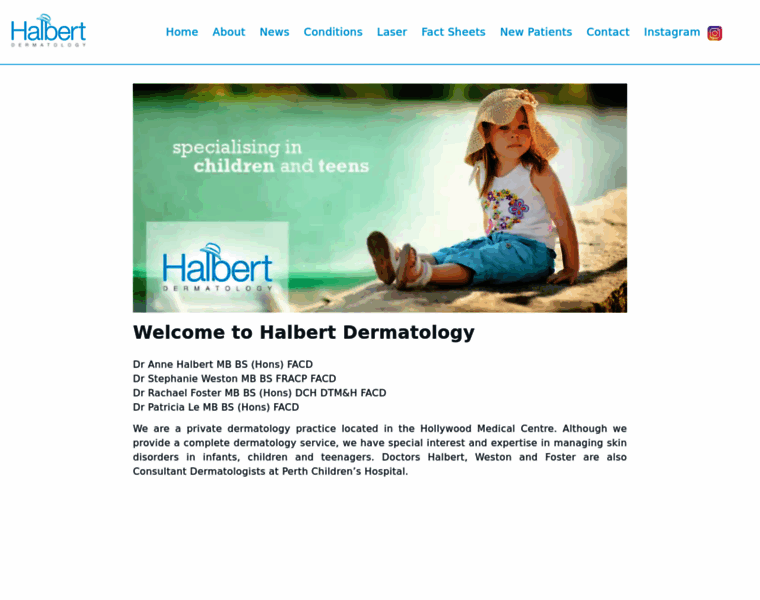 Halbertdermatology.com.au thumbnail