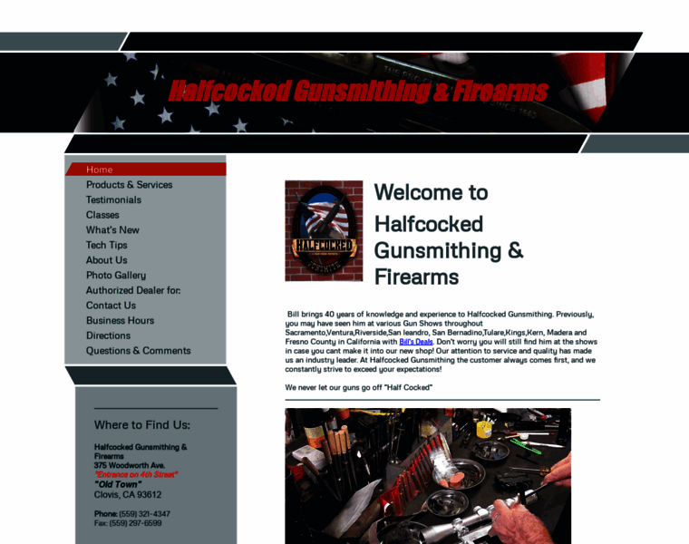 Halfcockedgunsmithing.com thumbnail