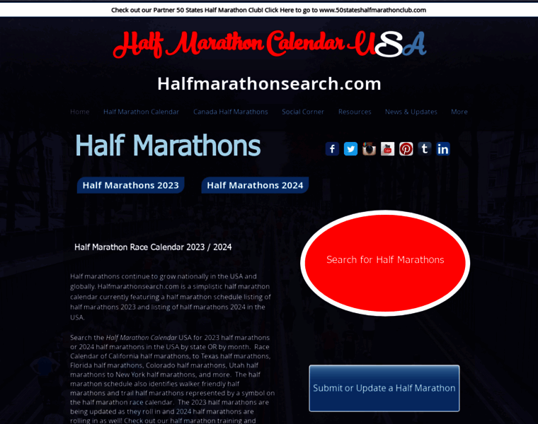 Halfmarathonsearch.com thumbnail
