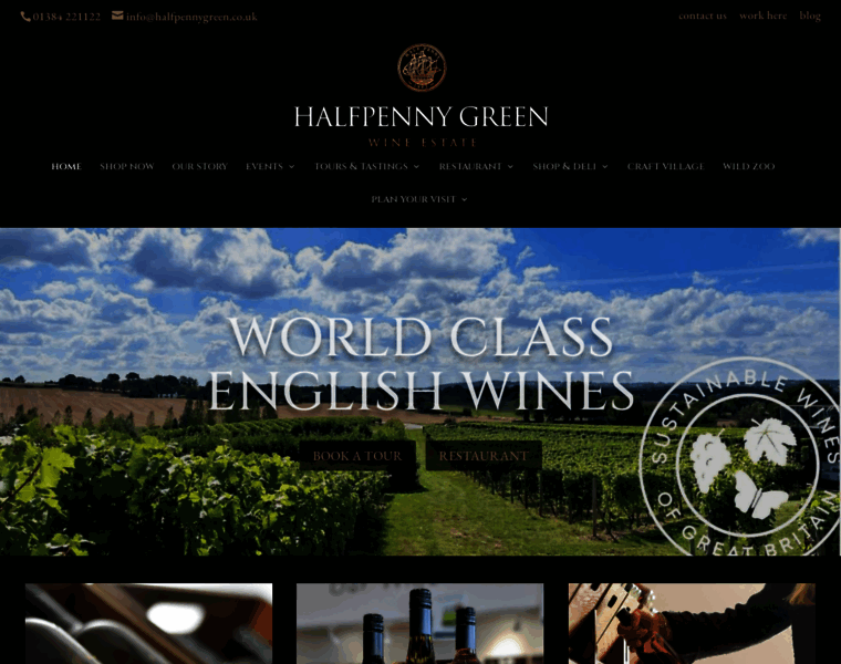 Halfpenny-green-vineyards.co.uk thumbnail