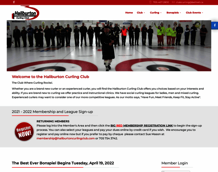 Haliburtoncurlingclub.com thumbnail