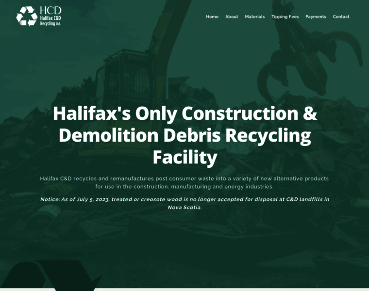 Halifaxcdrecycling.ca thumbnail
