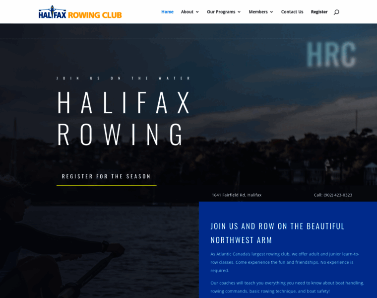 Halifaxrowing.ca thumbnail