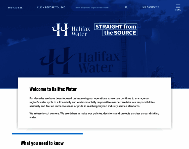 Halifaxwater.ca thumbnail