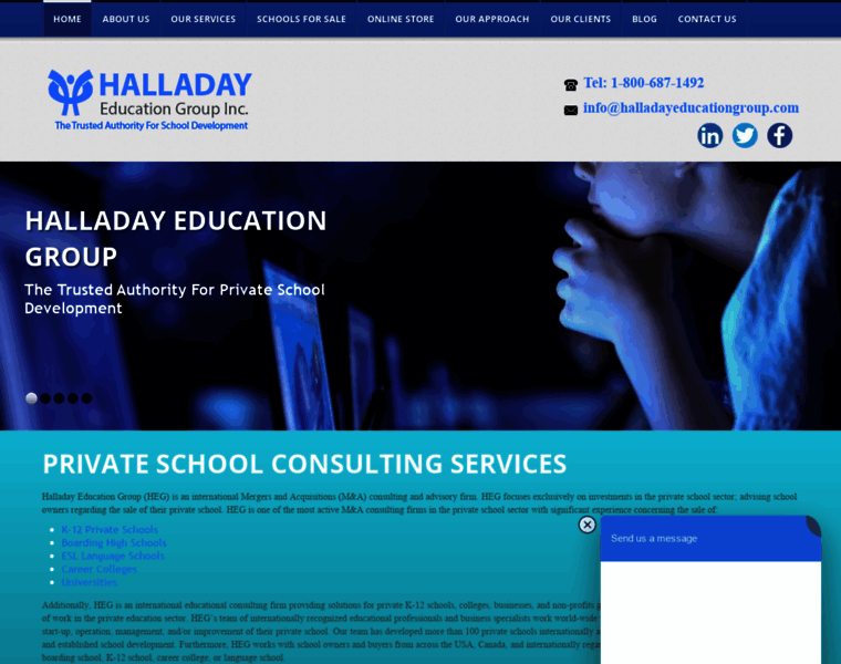 Halladayeducationgroup.com thumbnail