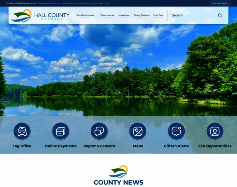 Hallcounty.org thumbnail