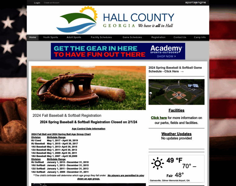 Hallcountysports.com thumbnail