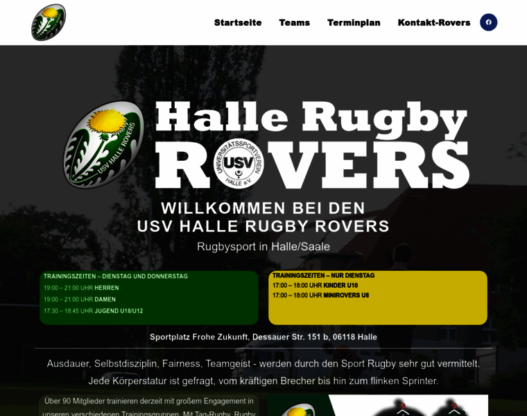 Halle-rugby.de thumbnail