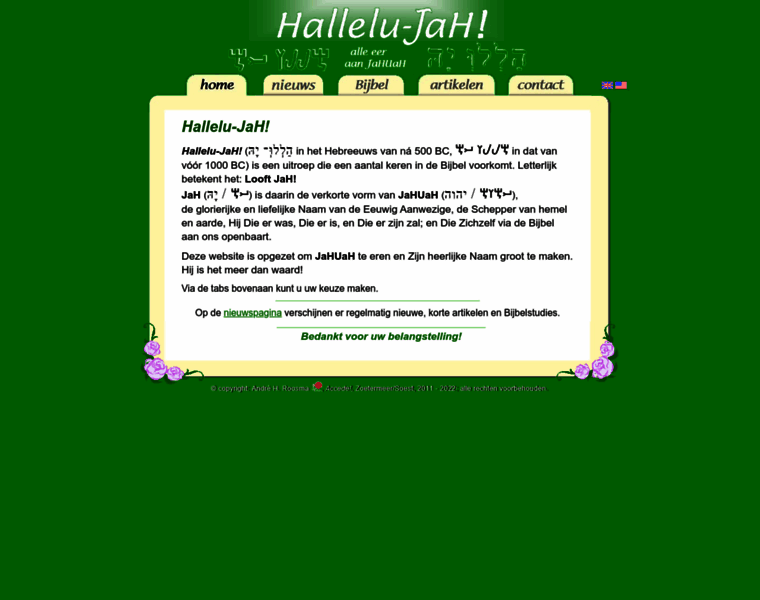 Hallelu-jah.nl thumbnail