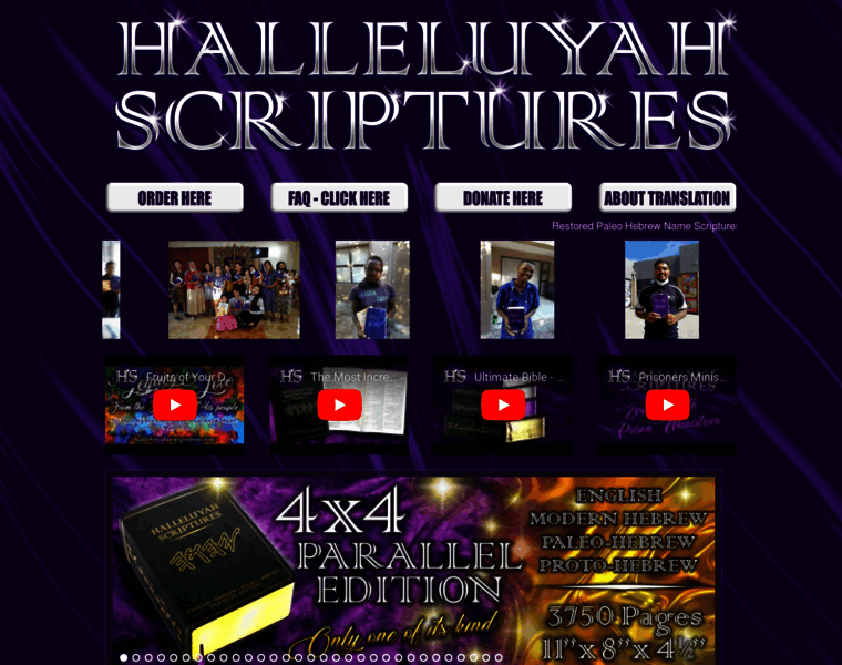 Halleluyahscriptures.com thumbnail