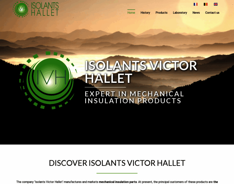 hallet.com at WI. Isolants Victor Hallet - Mechanical insulation products