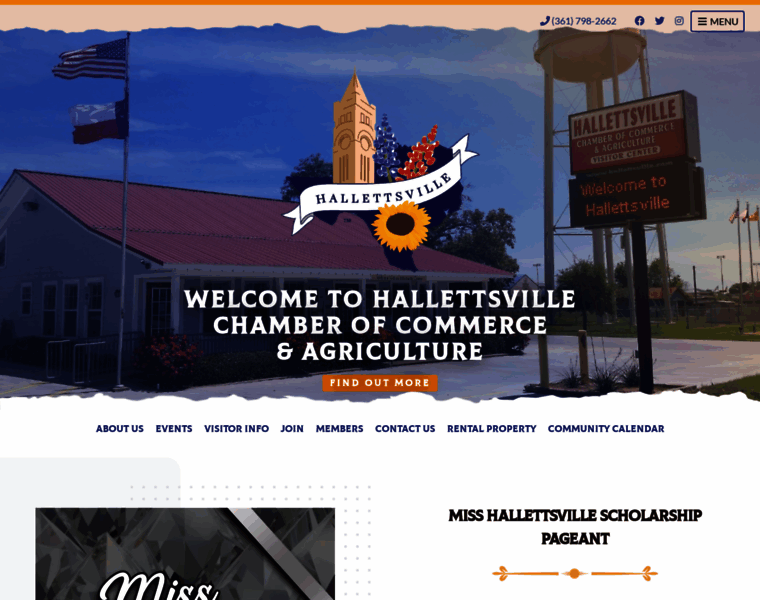 Hallettsville.com thumbnail