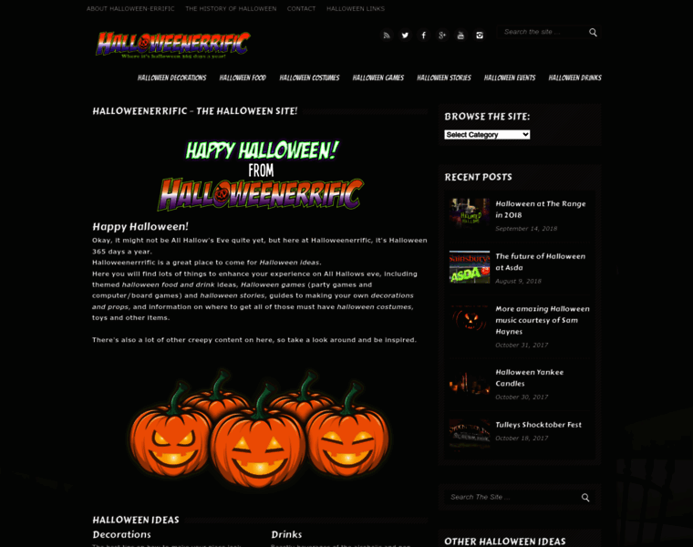 Halloweenerrific.co.uk thumbnail