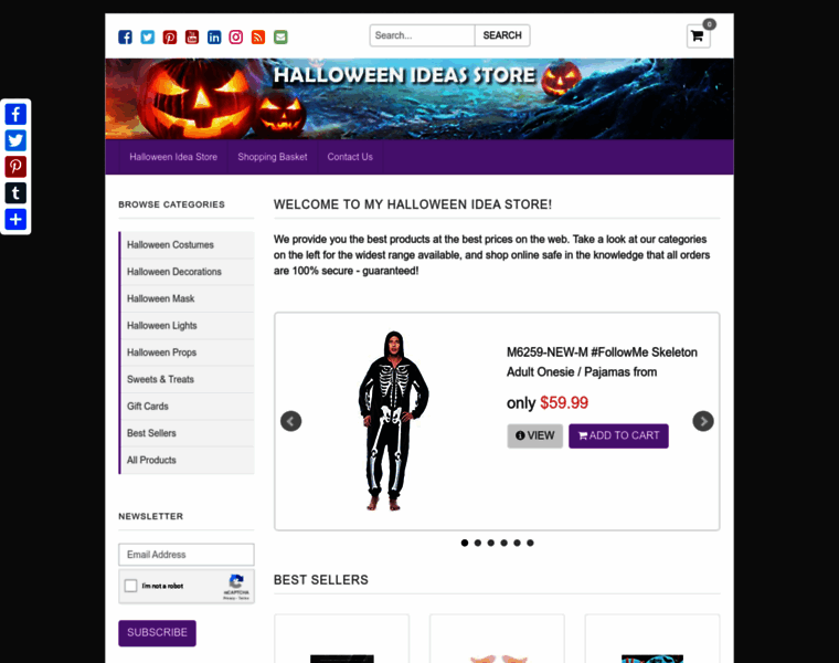 Halloweenideastore.com thumbnail