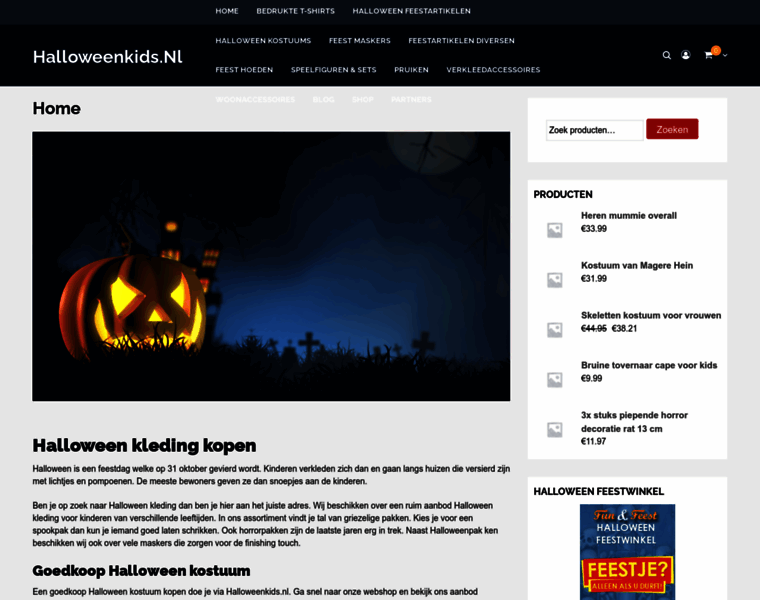 Halloweenkids.nl thumbnail