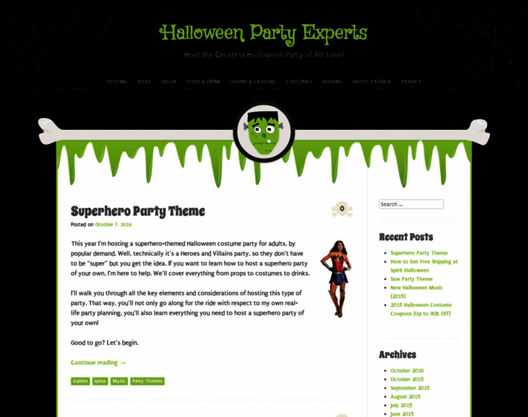 Halloweenpartyexperts.com thumbnail