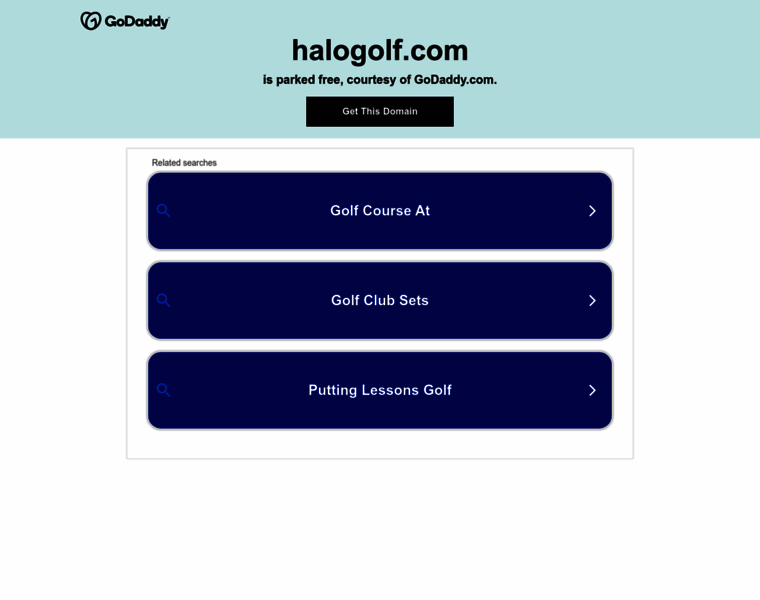 Halogolf.com thumbnail