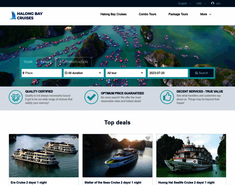 Halong-bay-cruises.com thumbnail