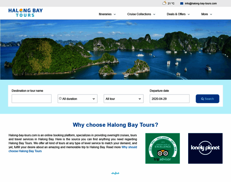 Halong-bay-tours.com thumbnail