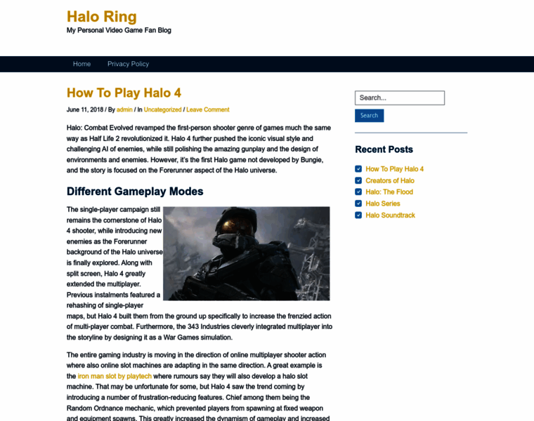 Haloring.org thumbnail