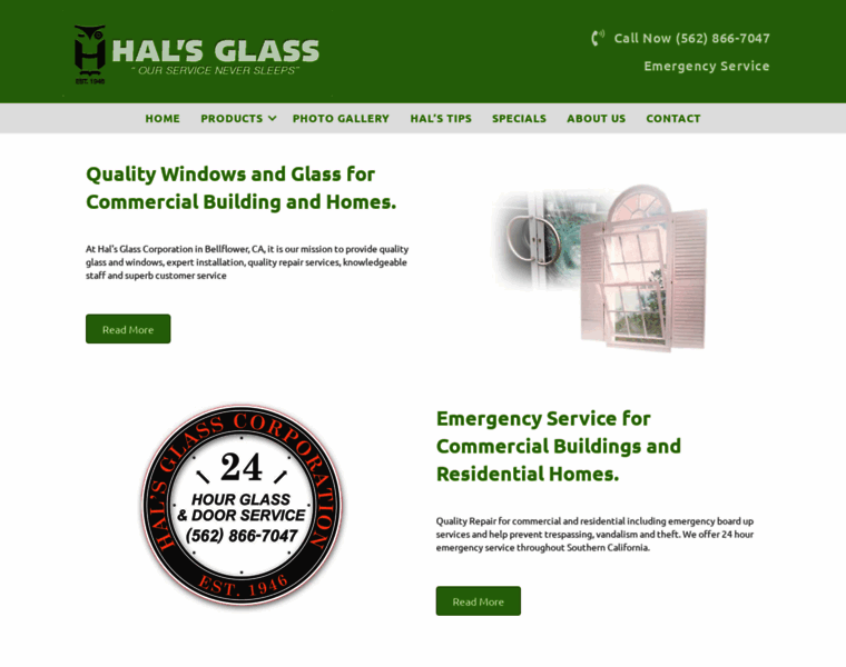 Halsglass.com thumbnail