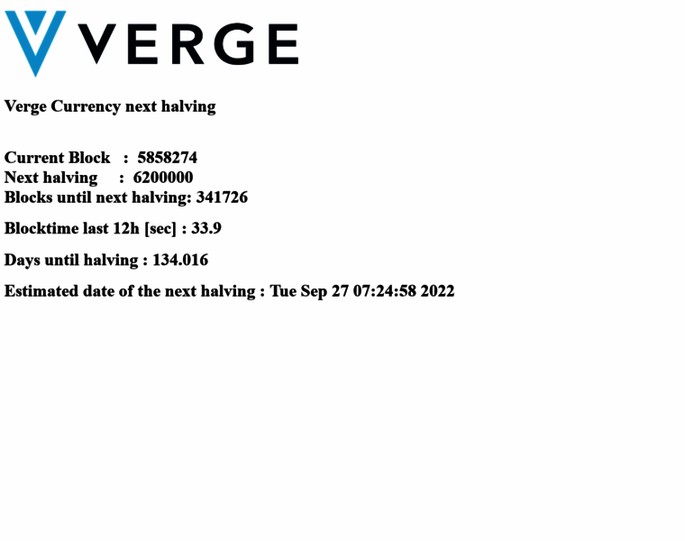 Halving.verge-blockchain.com thumbnail